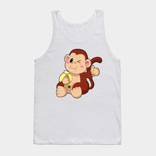 Baby Monkey with Banana Tank Top